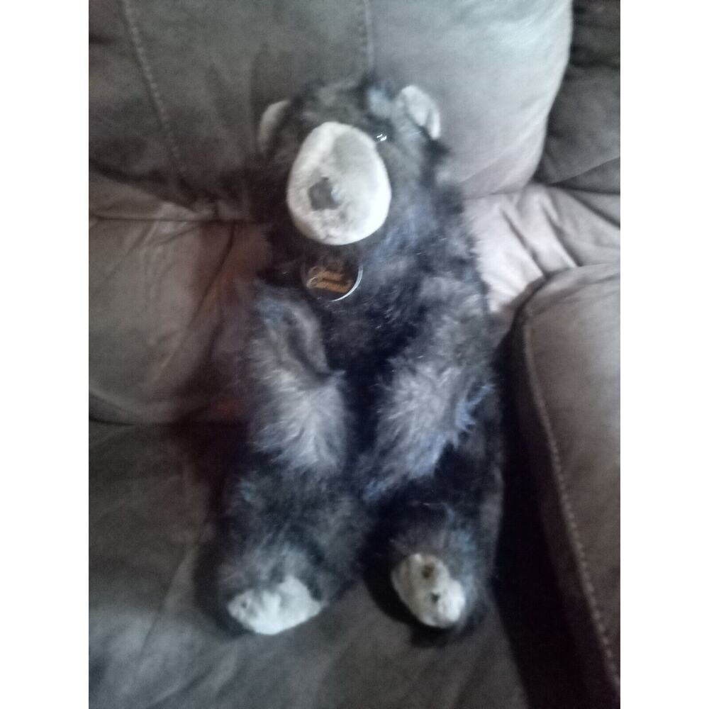 Vintage 14" Classic Carousel Brown Bear Plush 1983 Neck Tag By Guy .